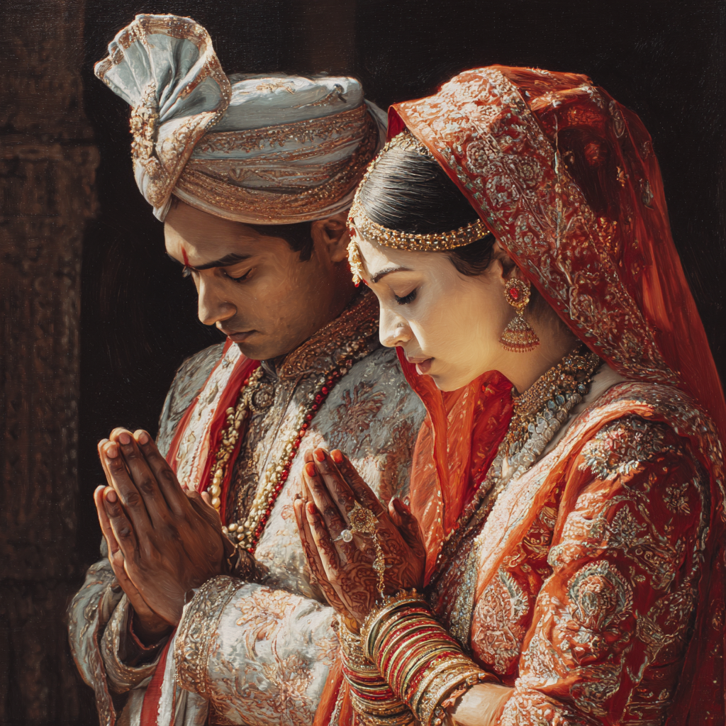 Whom do we pray to during the wedding? 